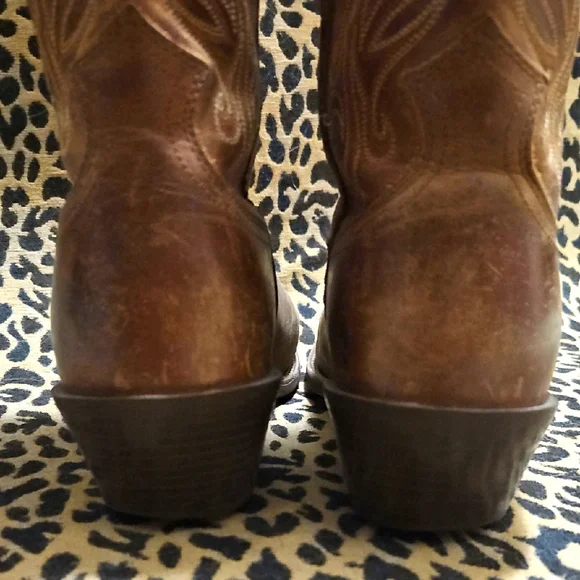 Ariat Women's Legend Russet Rebel Full-Grain Leather Cowgirl Boots Size 9.5B - Picture 7 of 9